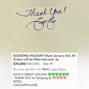 VTG $$⬇️🎄Drop Brooch Vibrant Red Enamel/Goldtone bright rhinestones